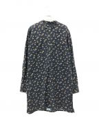 Engineered Garmentsエンジニアドガーメンツ）の古着「BANDED COLLAR SHIRT」｜ネイビー