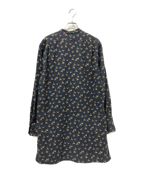 Engineered Garments（エンジニアドガーメンツ）Engineered Garments (エンジニアド ガーメンツ) BANDED COLLAR SHIRT ネイビー サイズ:Sの古着・服飾アイテム