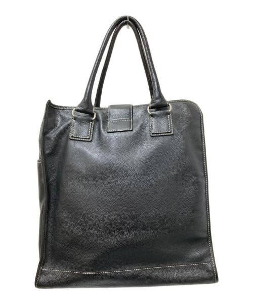 FRANK DANIEL（フランクダニエル）FRANK DANIEL (フランクダニエル) レザートートバッグ ブラック サイズ:下記参照の古着・服飾アイテム