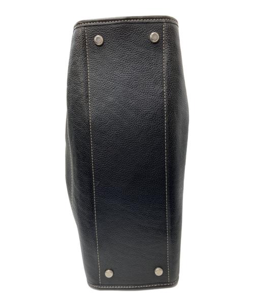 FRANK DANIEL（フランクダニエル）FRANK DANIEL (フランクダニエル) レザートートバッグ ブラック サイズ:下記参照の古着・服飾アイテム