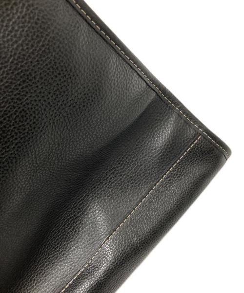 FRANK DANIEL（フランクダニエル）FRANK DANIEL (フランクダニエル) レザートートバッグ ブラック サイズ:下記参照の古着・服飾アイテム