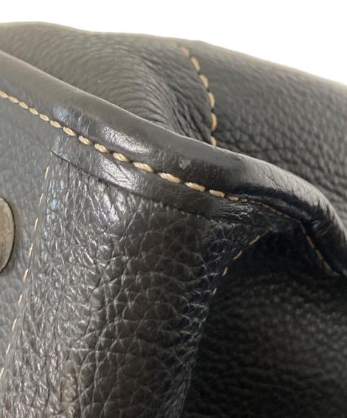 FRANK DANIEL（フランクダニエル）FRANK DANIEL (フランクダニエル) レザートートバッグ ブラック サイズ:下記参照の古着・服飾アイテム