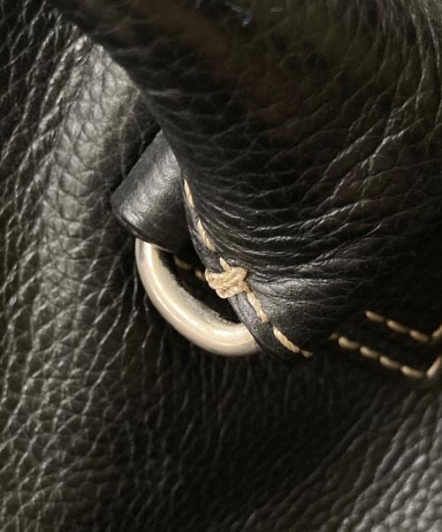 FRANK DANIEL（フランクダニエル）FRANK DANIEL (フランクダニエル) レザートートバッグ ブラック サイズ:下記参照の古着・服飾アイテム