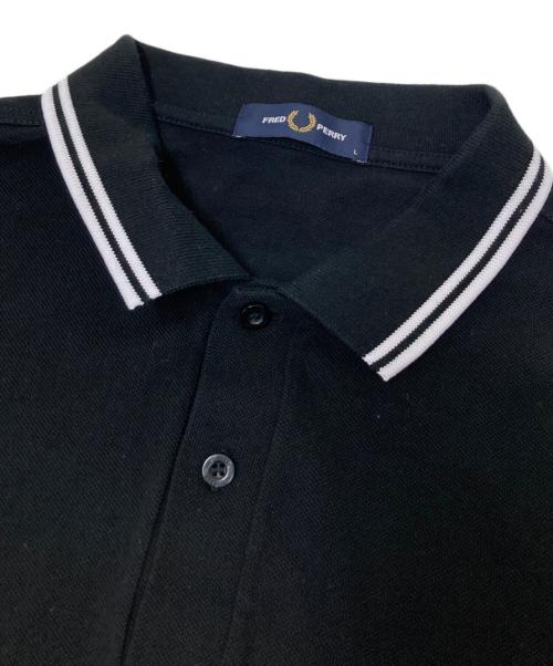 FRED PERRY（フレッドペリー）FRED PERRY (フレッドペリー) ポロシャツ ブラック サイズ:Lの古着・服飾アイテム