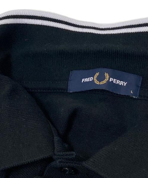 FRED PERRY（フレッドペリー）FRED PERRY (フレッドペリー) ポロシャツ ブラック サイズ:Lの古着・服飾アイテム