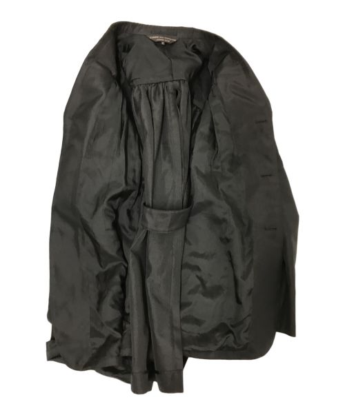 COMME des GARCONS HOMME（コムデギャルソン オム）COMME des GARCONS HOMME (コムデギャルソン オム) カーテンプリーツジャケット ブラック サイズ:Mの古着・服飾アイテム