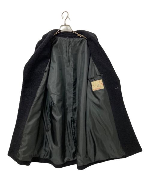 nano・universe（ナノ・ユニバース）nano・universe (ナノ・ユニバース) LB.03/IN TES PRA ショールカラーコート ブラック サイズ:Mの古着・服飾アイテム