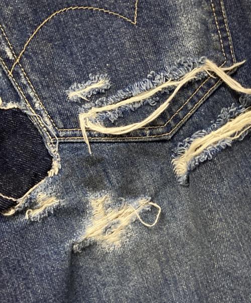 Hysteric Glamour（ヒステリックグラマー）Hysteric Glamour (ヒステリックグラマー) SKINKYダメージデニムパンツ インディゴ サイズ:FREEの古着・服飾アイテム