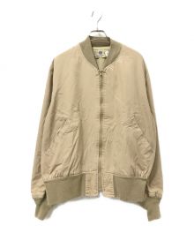 CORINTH（コリンス）の古着「リップストップブルゾン」｜ベージュ