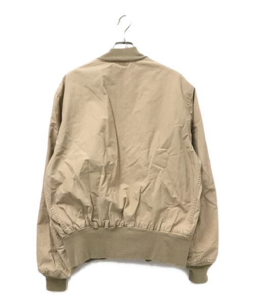 CORINTH（コリンス）CORINTH (コリンス) リップストップブルゾン ベージュ サイズ:Mの古着・服飾アイテム