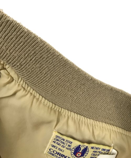 CORINTH（コリンス）CORINTH (コリンス) リップストップブルゾン ベージュ サイズ:Mの古着・服飾アイテム