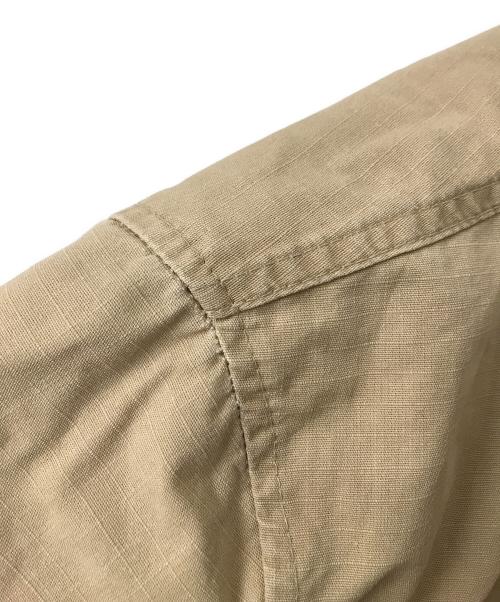 CORINTH（コリンス）CORINTH (コリンス) リップストップブルゾン ベージュ サイズ:Mの古着・服飾アイテム