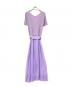 Diagram (ダイアグラム) ベルト付きノースリーブワンピース パープル サイズ:36：4500円