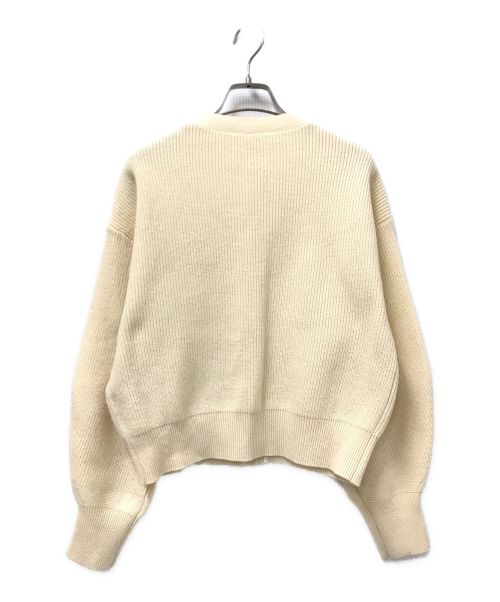 Mila Owen（ミラオーウェン）Mila Owen (ミラオーウェン) 金釦クルーネックニットカーディガン アイボリーの古着・服飾アイテム