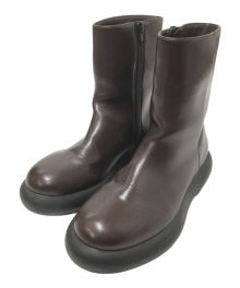 STYLE MIXER（スタイルミキサー）の古着「プラットフォームミドルブーツ」｜ブラウン