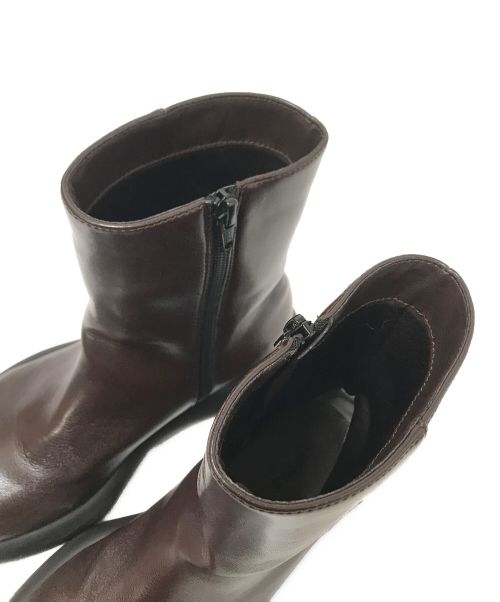 STYLE MIXER（スタイルミキサー）STYLE MIXER (スタイルミキサー) プラットフォームミドルブーツ ブラウン サイズ:Sの古着・服飾アイテム