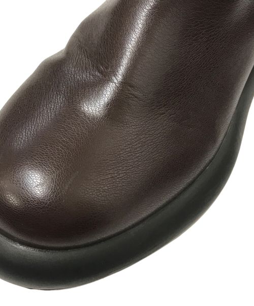 STYLE MIXER（スタイルミキサー）STYLE MIXER (スタイルミキサー) プラットフォームミドルブーツ ブラウン サイズ:Sの古着・服飾アイテム