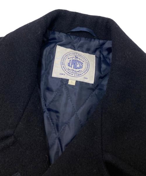 J.PRESS（ジェイプレス）J.PRESS (ジェイプレス) Pコート ネイビー サイズ:Lの古着・服飾アイテム