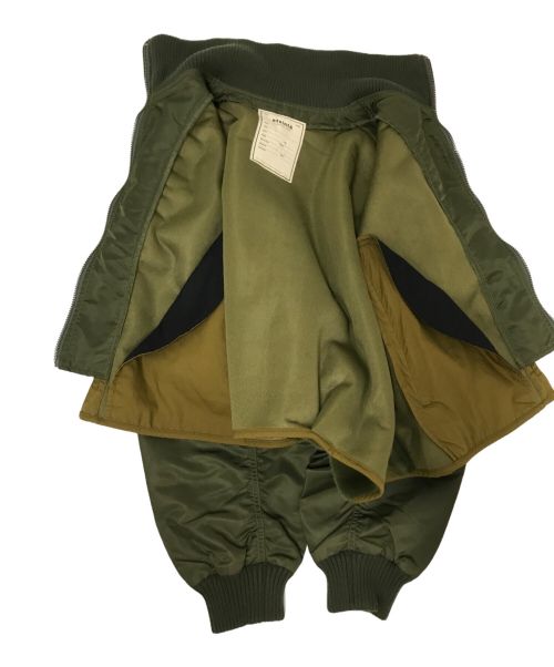 CIAOPANIC TYPY（チャオパニックティピー）CIAOPANIC TYPY (チャオパニックティピー) ファー切替ショートスタンドジャケット オリーブ サイズ:ONEの古着・服飾アイテム