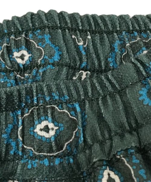 JOURNAL STANDARD relume（ジャーナルスタンダード レリューム）JOURNAL STANDARD relume (ジャーナルスタンダード レリューム) 総柄イージーパンツ ”プロヴァンス” グリーン サイズ:Mの古着・服飾アイテム