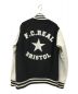 F.C.R.B. (エフシーアールビー) WOOL MELTON STADIUM JACKET ブラック サイズ:M：33000円