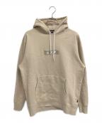 GOD SELECTION XXXゴッド セレクション トリプルエックス）の古着「ボックスロゴパーカー」｜ベージュ