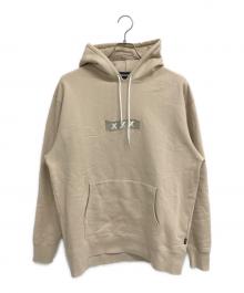 GOD SELECTION XXX（ゴッド セレクション トリプルエックス）の古着「ボックスロゴパーカー」｜ベージュ