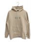 GOD SELECTION XXX（ゴッドセレクショントリプルエックス）の古着「ボックスロゴパーカー」｜ベージュ