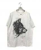 SUPREME×YOHJI YAMAMOTOシュプリーム×ヨウジヤマモト）の古着「Scribble Wolf Tee」｜ホワイト