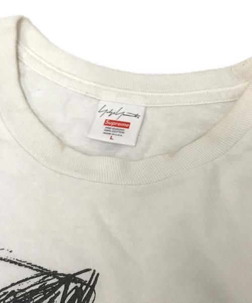 SUPREME（シュプリーム）SUPREME (シュプリーム) YOHJI YAMAMOTO (ヨウジヤマモト) Scribble Wolf Tee ホワイト サイズ:Lの古着・服飾アイテム