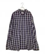CarHarttカーハート）の古着「チェックシャツ」｜ネイビー