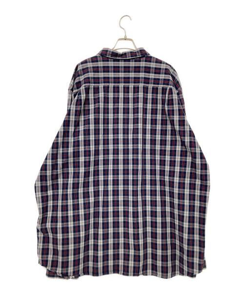 CarHartt（カーハート）CarHartt (カーハート) チェックシャツ ネイビー サイズ:3XLの古着・服飾アイテム