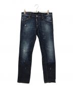 DSQUARED2ディースクエアード）の古着「ダメージデニムパンツ」｜インディゴ