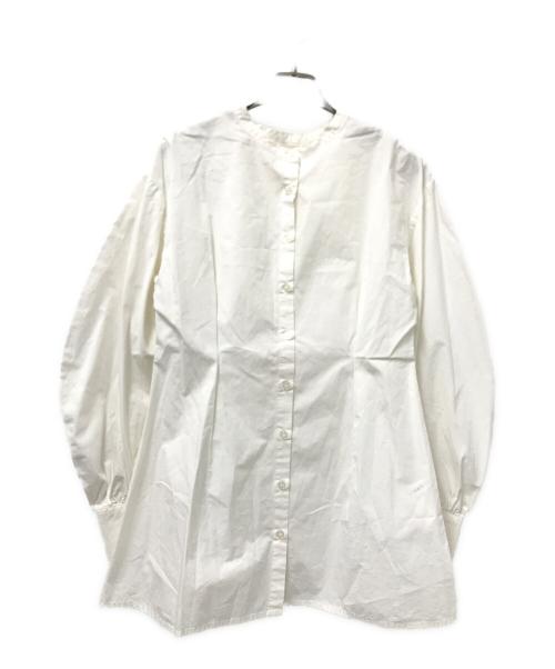 Ameri（アメリ）Ameri (アメリ) PEPLUM JACKET WITH PUFF BLOUSEジレ ベージュ サイズ:Sの古着・服飾アイテム