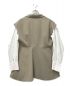 Ameri (アメリ) PEPLUM JACKET WITH PUFF BLOUSEジレ ベージュ サイズ:S：6000円