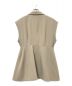 中古・古着 Ameri (アメリ) PEPLUM JACKET WITH PUFF BLOUSEジレ ベージュ サイズ:S：6000円