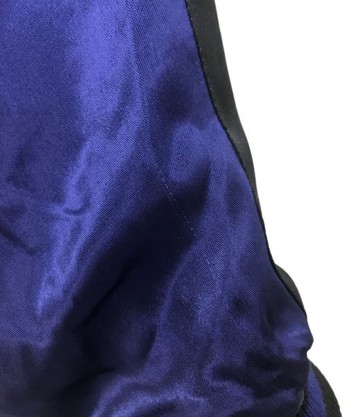 BACK STREET CRAWLER（バックストリートクローラー）BACK STREET CRAWLER (バックストリートクローラー) レディジャスティス刺繍スカジャン ブラック×パープル サイズ:Lの古着・服飾アイテム