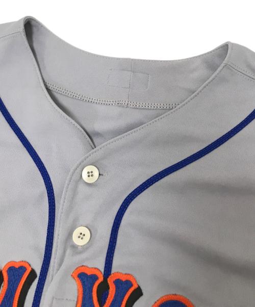 Majestic（マジェスティック）Majestic (マジェスティック) ベースボールシャツ グレー サイズ:48の古着・服飾アイテム