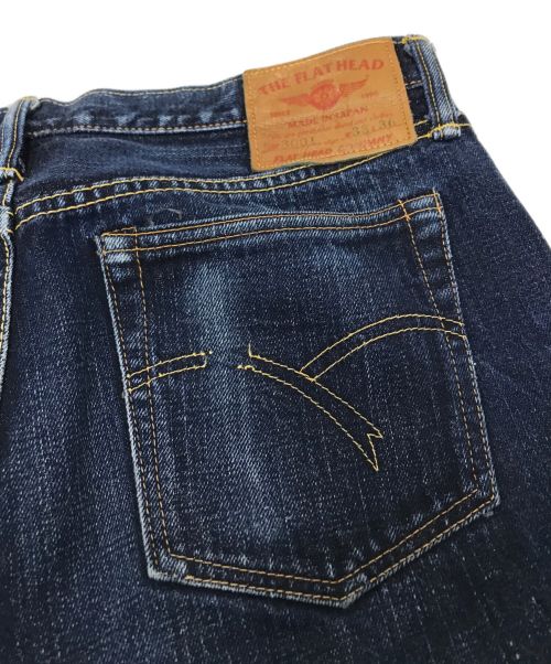 THE FLAT HEAD（ザ・フラットヘッド）THE FLAT HEAD (ザ・フラットヘッド) 3001セルビッチデニムパンツ インディゴ サイズ:W33の古着・服飾アイテム