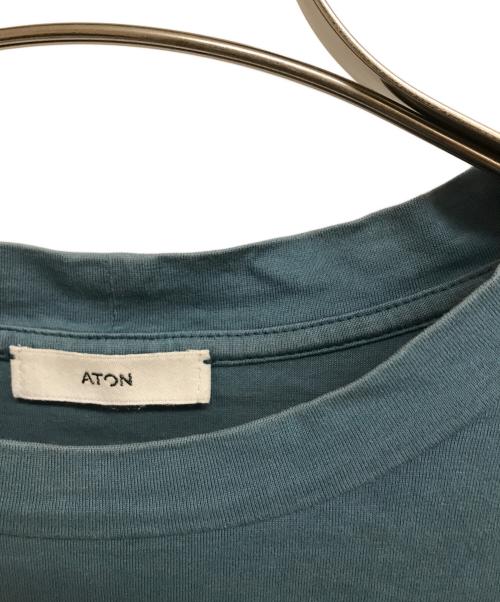ATON（エイトン）ATON (エイトン) Tシャツ ブルー サイズ:04の古着・服飾アイテム