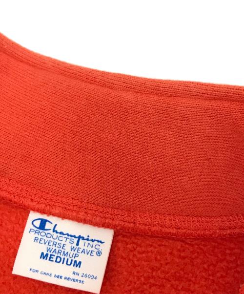 Champion（チャンピオン）Champion (チャンピオン) ハーフジップスウェット オレンジ サイズ:Mの古着・服飾アイテム