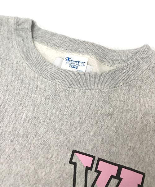 Champion REVERSE WEAVE（チャンピオン リバース ウィーブ）Champion REVERSE WEAVE (チャンピオン リバース ウィーブ) VA C/N SWEAT- 002 グレー サイズ:Lの古着・服飾アイテム