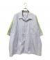 DISCOVERED（ディスカバード）の古着「THOMAS MASON SHELL STITCH SHIRTS S/S」｜ブルー
