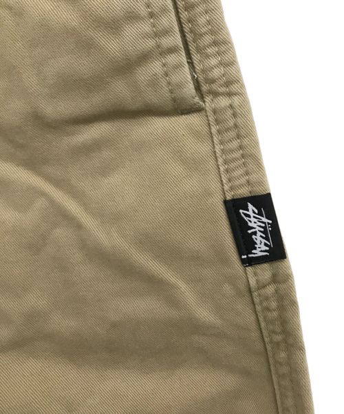 stussy（ステューシー）stussy (ステューシー) BRUSHED BEACH PANT ベージュ サイズ:Mの古着・服飾アイテム