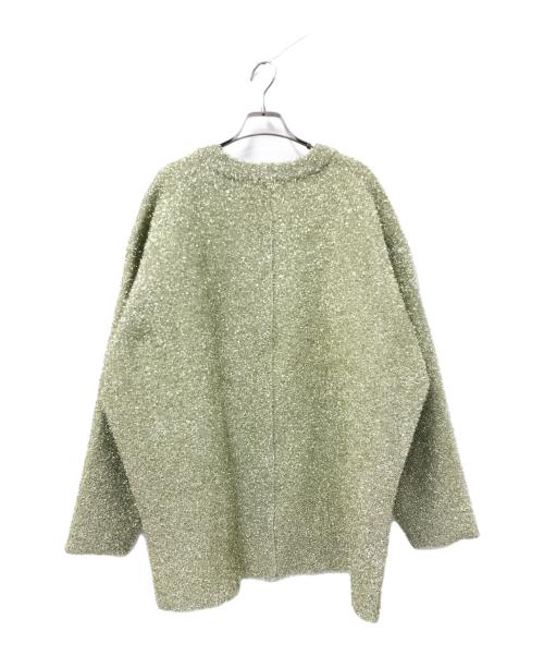 Venit（ヴェニット）Venit (ヴェニット) metallic shaggy pullover ゴールド サイズ:38の古着・服飾アイテム