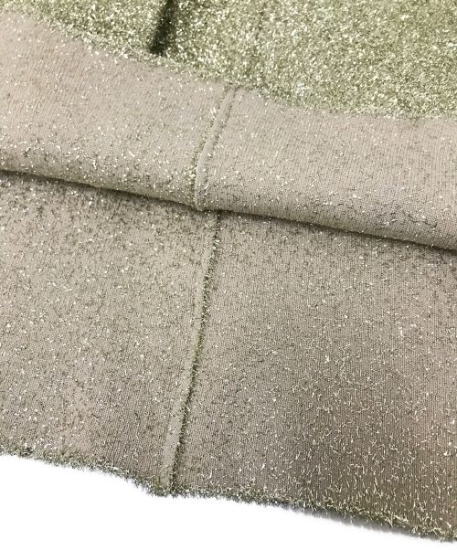 Venit（ヴェニット）Venit (ヴェニット) metallic shaggy pullover ゴールド サイズ:38の古着・服飾アイテム