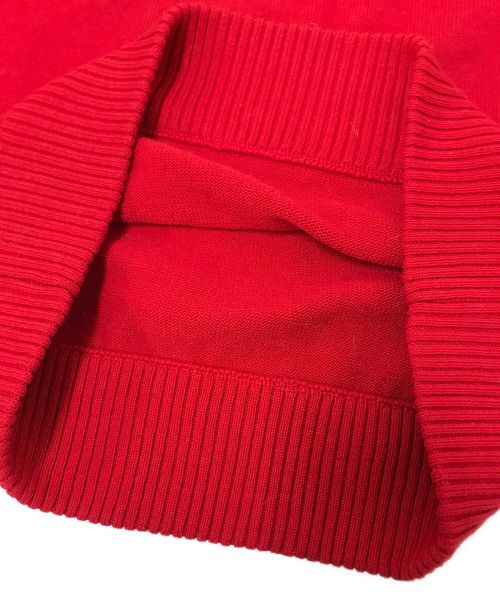 BELPER（ベルパー）BELPER (ベルパー) knit track jacket レッド サイズ:Fの古着・服飾アイテム