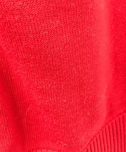 BELPER（ベルパー）BELPER (ベルパー) knit track jacket レッド サイズ:Fの古着・服飾アイテム