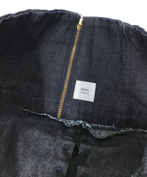 IENA LA BOUCLE（イエナ ラ ブークル）IENA LA BOUCLE (イエナ ラ ブークル) レースアップデニムスカート インディゴ サイズ:36の古着・服飾アイテム