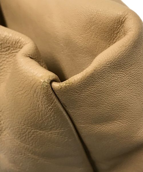 STUDIO AMELIA（スタジオアメリア）STUDIO AMELIA (スタジオアメリア) ギャザードロストバック ベージュ サイズ:下記参照の古着・服飾アイテム